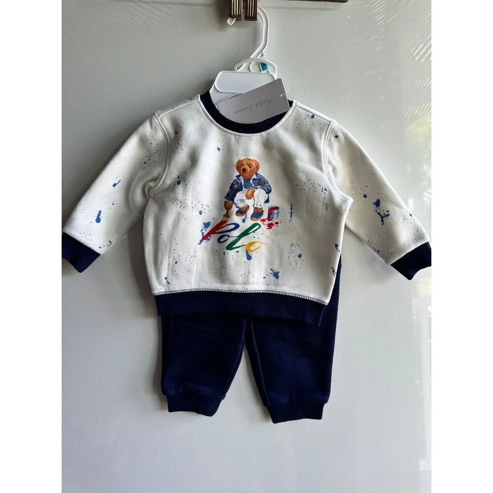 Ralph Lauren  3-6 Month Jogger Set